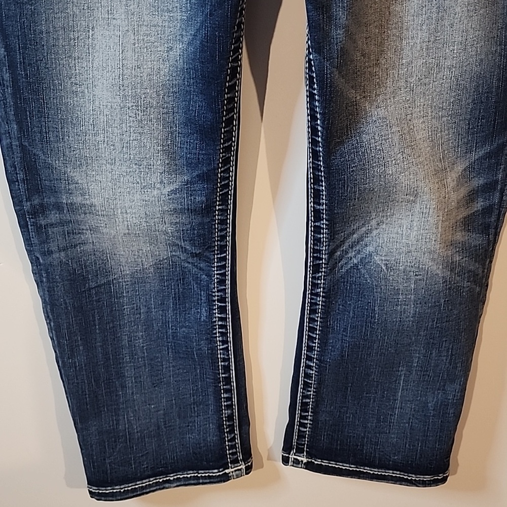 Miss Me Curvy Cropped Jeans NWT Size 31 - Picture 6 of 14